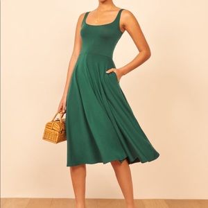 Reformation Emerald Rou Dress